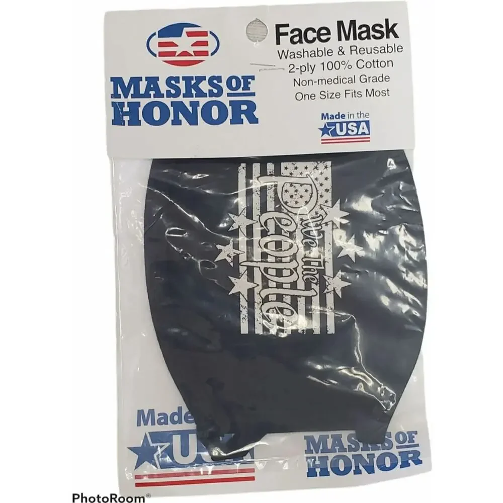 We the People 100% Cotton Face Mask